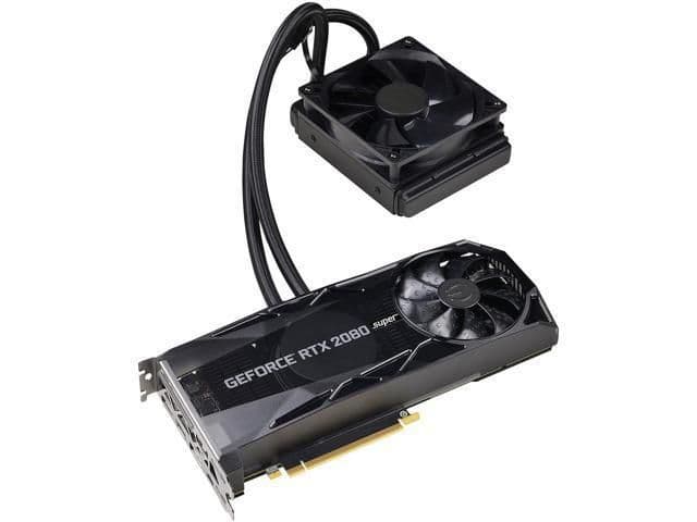 EVGA XC HYBRID GAMING GeForce RTX 2080 SUPER 8GB GDDR6 Transparent / Black image