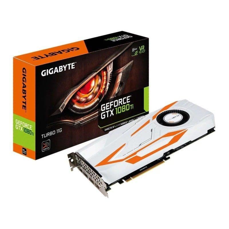 Gigabyte TURBO GeForce GTX 1080 Ti 11GB GDDR5X White / Orange image