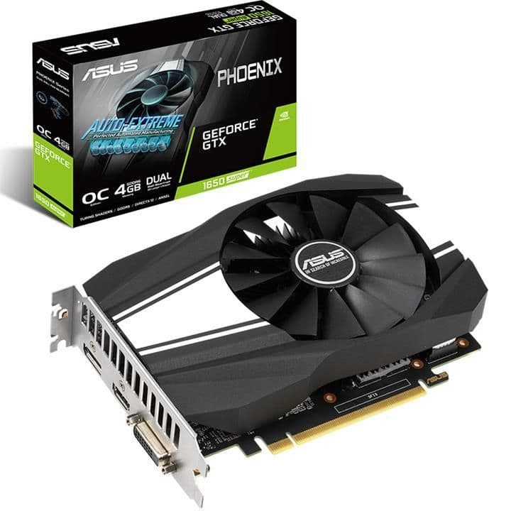 Asus Phoenix OC GeForce GTX 1650 SUPER 4GB GDDR6 Black / White image