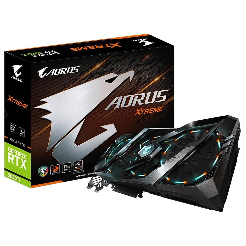 Gigabyte AORUS XTREME GeForce RTX 2080 Ti 11GB GDDR6 Black main image