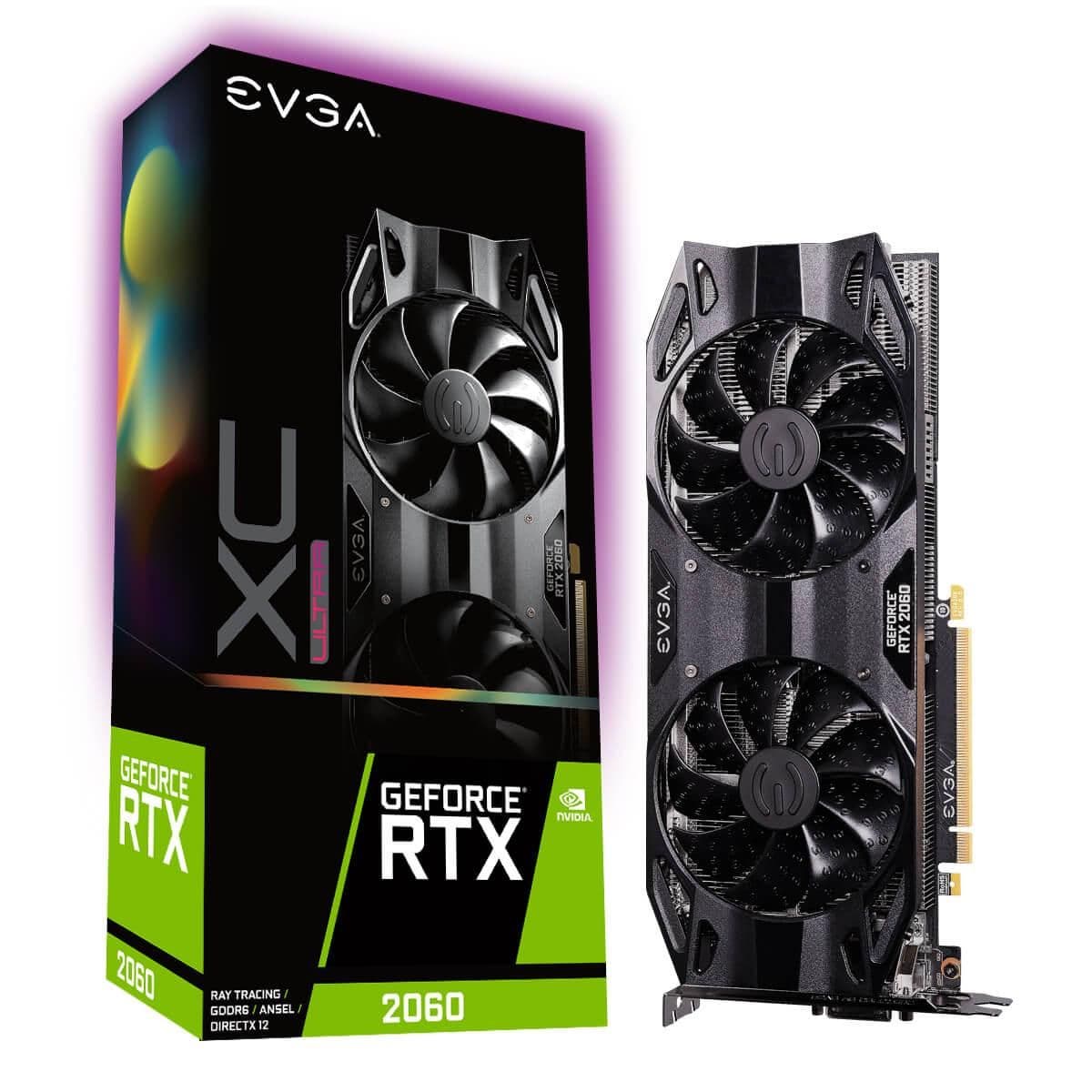 EVGA GeForce RTX 2060 XC ULTRA GAMING 6GB GDDR6 Black image