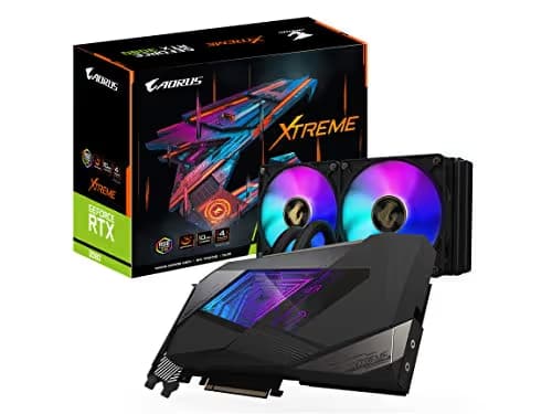 Gigabyte AORUS XTREME WATERFORCE GeForce RTX 3080 10GB GDDR6X Black / Silver main image