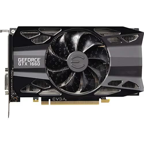 EVGA XC BLACK GAMING GeForce GTX 1660 6GB GDDR5 Black image