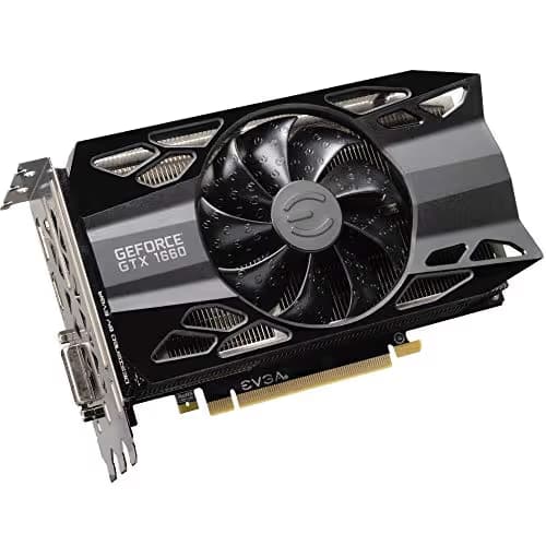 EVGA XC BLACK GAMING GeForce GTX 1660 6GB GDDR5 Black image