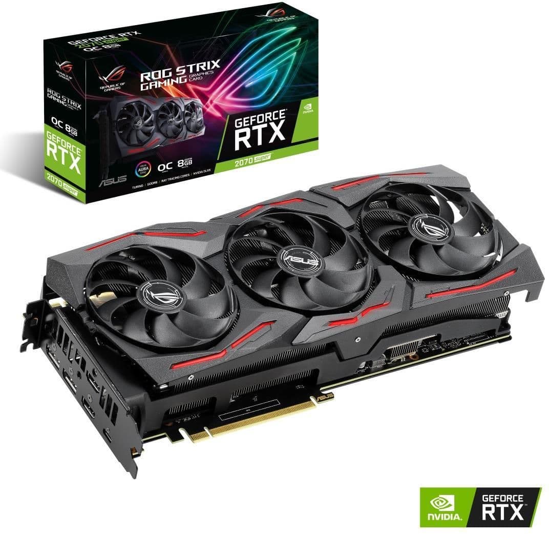 Asus STRIX GAMING OC GeForce RTX 2070 SUPER 8GB GDDR6 Black main image