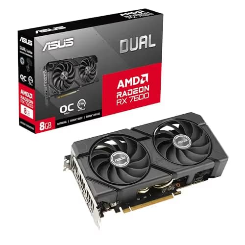 Asus DUAL EVO OC Edition Radeon RX 7600 8GB GDDR6  main image