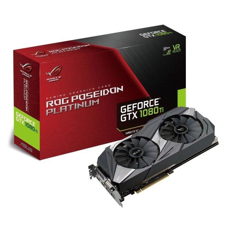 Asus POSEIDON GeForce GTX 1080 Ti 11GB GDDR5X Black main image
