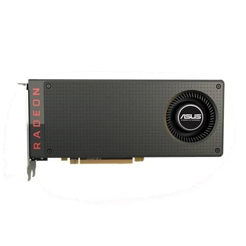 Asus RX480-8G Radeon RX 480 8GB GDDR5 Black / Red image
