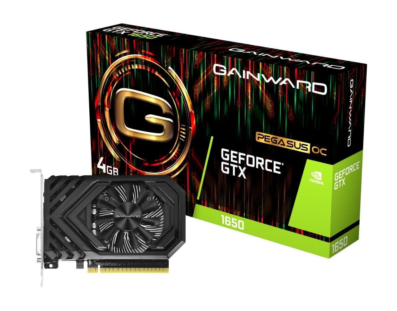 Gainward Pegasus OC (DVI) GeForce GTX 1650 G5 4GB GDDR5 Black main image