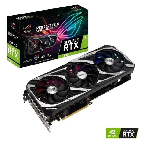 Asus ROG STRIX GAMING GeForce RTX 3060 12GB 12 GB main image
