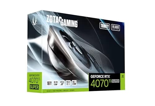 Zotac GAMING Trinity GeForce RTX 4070 Ti SUPER 16GB GDDR6X Black image