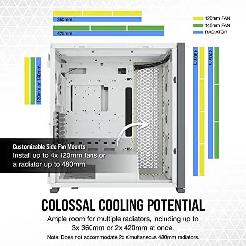 Corsair iCUE 7000X RGB ATX Full Tower White Tempered Glass image