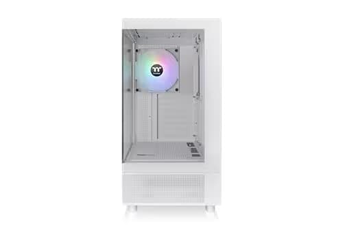 Thermaltake View 270 ATX Mid Tower White Tempered Glass Side Panel, SNOW  image