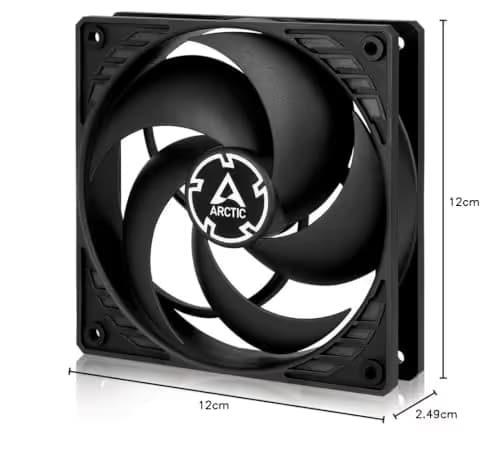 ARCTIC P12 120mm Black 56.3 CFM image