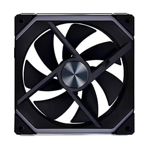 Lian Li UNI FAN SL V2 140mm Black / Silver Addressable RGB PWM 77.6 CFM 1-Pack image