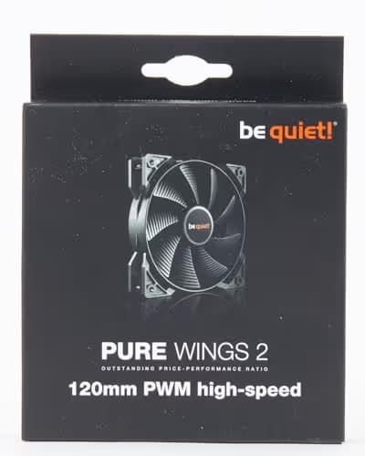 be quiet! Pure Wings 2 120mm Black PWM 65.51 CFM 1-Pack image