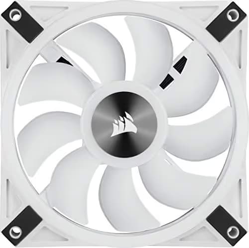 Corsair iCUE QL120 120mm White / Black RGB PWM 3-Pack image