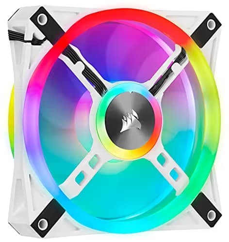 Corsair iCUE QL120 120mm White / Black RGB PWM 3-Pack image