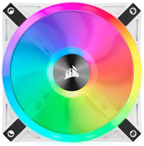 Corsair iCUE QL120 120mm White / Black RGB PWM 3-Pack image