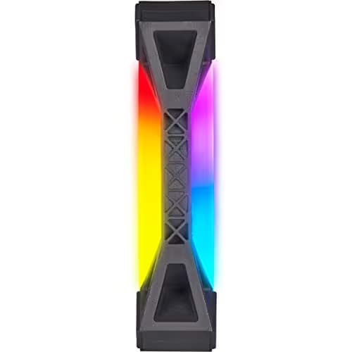 Corsair iCUE QL140 140mm Black PWM RGB 50.2 CFM 2-Pack image