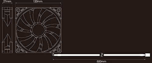Scythe Kaze Flex 120mm Gray / Black PWM 51.17 CFM image