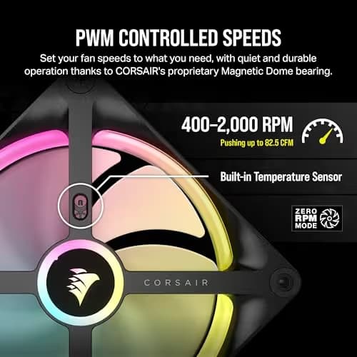 Corsair iCUE LINK QX140 140mm Black ARGB  image