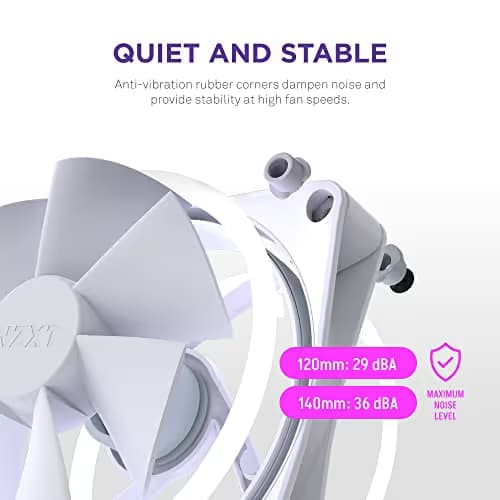 NZXT F120 120mm White ARGB image