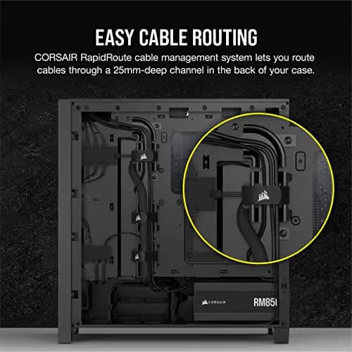 Corsair iCUE 4000D RGB AIRFLOW Mid-Tower ATX Case - Black  image