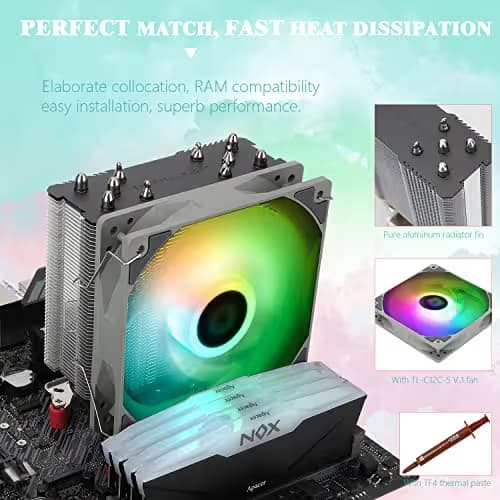 Thermalright Assassin King SE Air ARGB 148mm 66.17 CFM Silver / Gray image