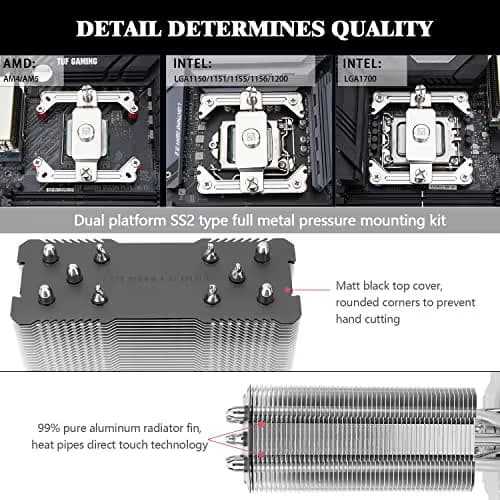 Thermalright Assassin King SE Air ARGB 148mm 66.17 CFM Silver / Gray image