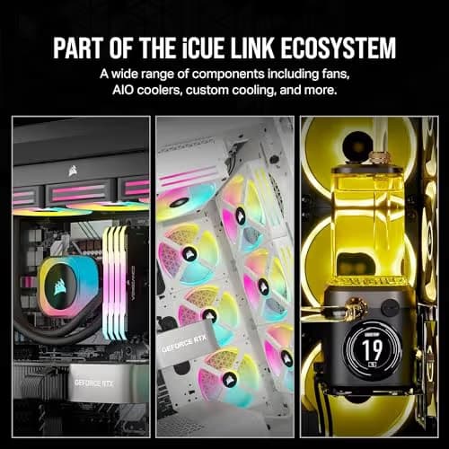 Corsair iCUE LINK H100i Water 240mm RGB White image