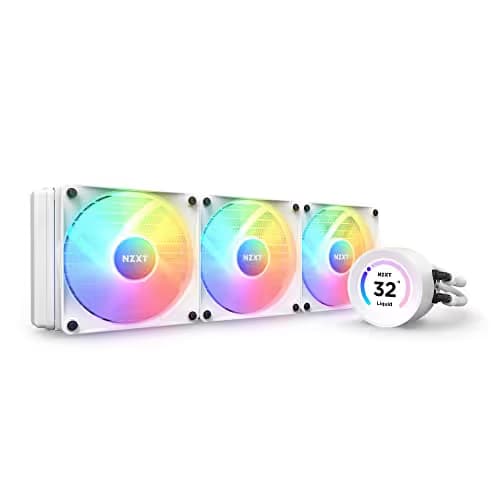 NZXT Kraken Elite 360 RGB Water 360mm RGB 78.02 CFM White image