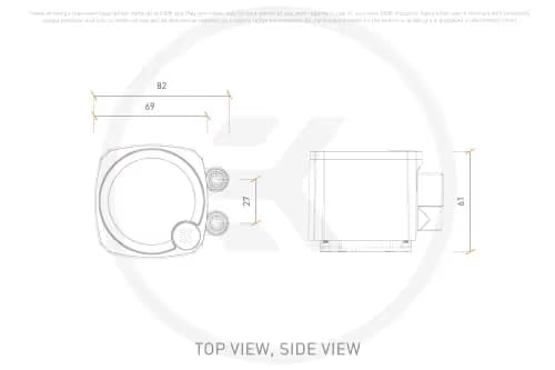 EK EK-Nucleus Water 360mm CR360 AIO Lux D-RGB 72 CFM Black image