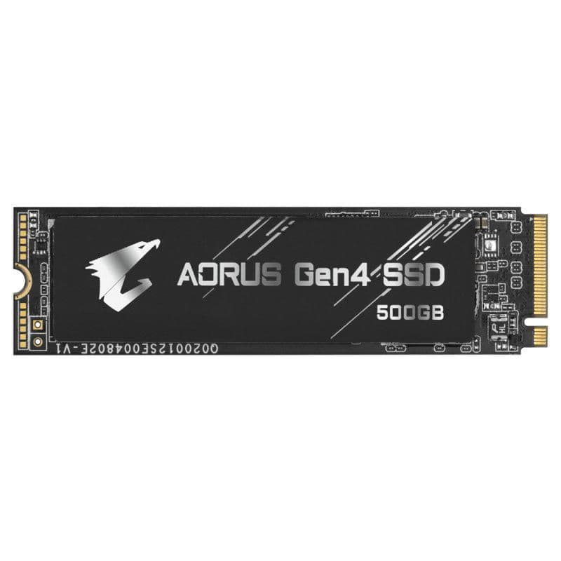 Gigabyte AORUS Gen4 500GB M.2-2280 SSD PCIe 4.0 x4 NVMe image
