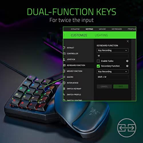 Razer Tartarus Pro RGB Wired Ergonomic Keyboard image