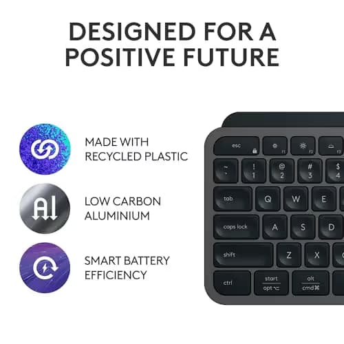 Logitech MX KEYS S Wireless/Wired/Bluetooth Standard Keyboard image