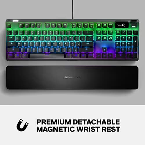 SteelSeries Apex 7 RGB Wired SteelSeries QX2 Red Mechanical Gaming Keyboard image