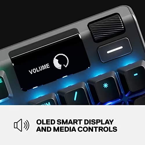 SteelSeries Apex 7 RGB Wired SteelSeries QX2 Red Mechanical Gaming Keyboard image