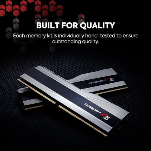 G.Skill Trident Z5 RGB Silver / Black DDR5-8000 CL40 48GB (2x24GB) image