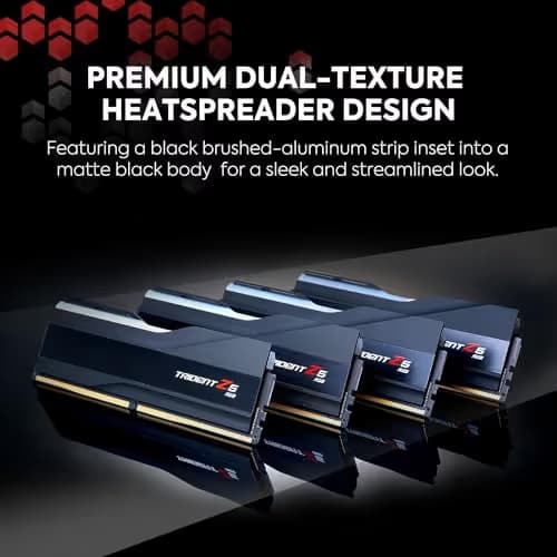 G.Skill Trident Z5 RGB Black DDR5-7600 CL36 32GB (2x16GB) image
