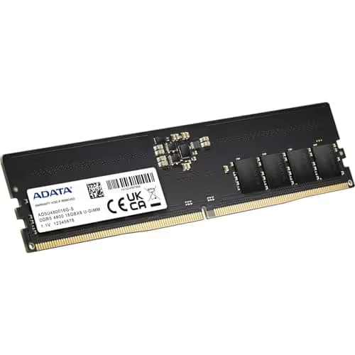 ADATA AD5U480016G-DT Black DDR5-4800 CL40 32GB (2x16GB) image