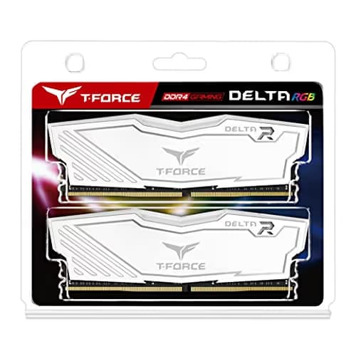 TEAMGROUP T-Force Delta RGB White DDR4-3200 CL16 16GB (2x8GB) WHITE image