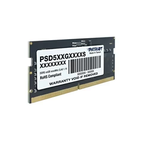 Patriot Signature Line Black SODIMM DDR5-4800 CL46 16GB (1x16GB) image