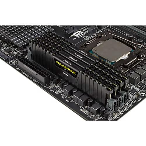Corsair Vengeance LPX Black / Yellow DDR4-3600 CL18 32GB (4x8GB) image