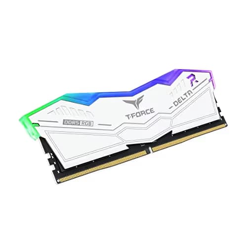TEAMGROUP T-Force Delta RGB White DDR5-5200 CL40 32GB (2x16GB) image
