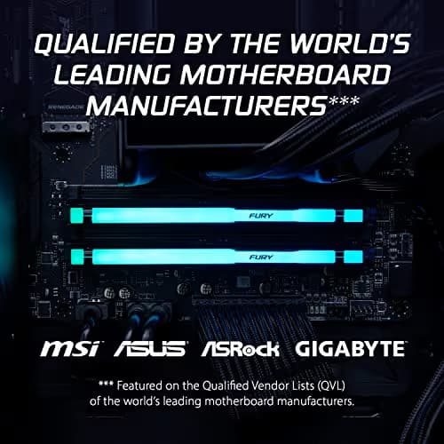 Kingston FURY Beast RGB Black DDR5-6000 CL36 64GB (2x32GB) image