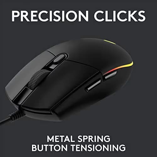 Logitech G203 Lightsync Optical Wired Gaming Mouse image
