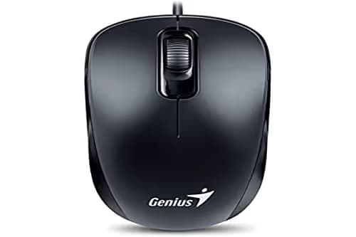 Genius DX 110 Wired Optical Black Mouse image