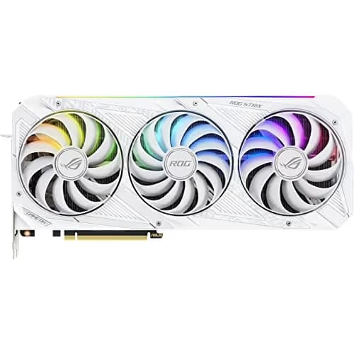 Asus ROG STRIX WHITE OC V2 GeForce RTX 3080 10GB LHR 10GB GDDR6X White main image