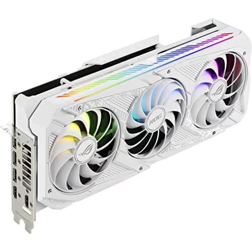 Asus ROG STRIX WHITE OC V2 GeForce RTX 3080 10GB LHR 10GB GDDR6X White image